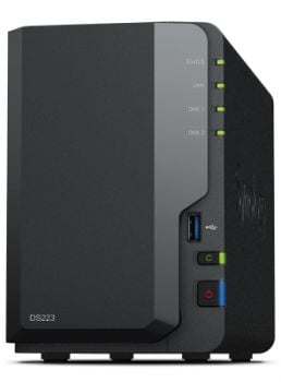 SYNOLOGY DS223 NAS 2YUVALI NAS DEPOLAMA ÜNİTESİ