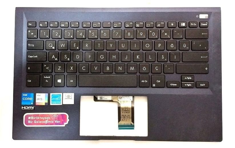 Asus ExpertBook B1 B1400CEAE B1400CEAEY 14.0 inç Notebook Türkçe Klavye Dahil Üst Kasa 13N1-DCA0801