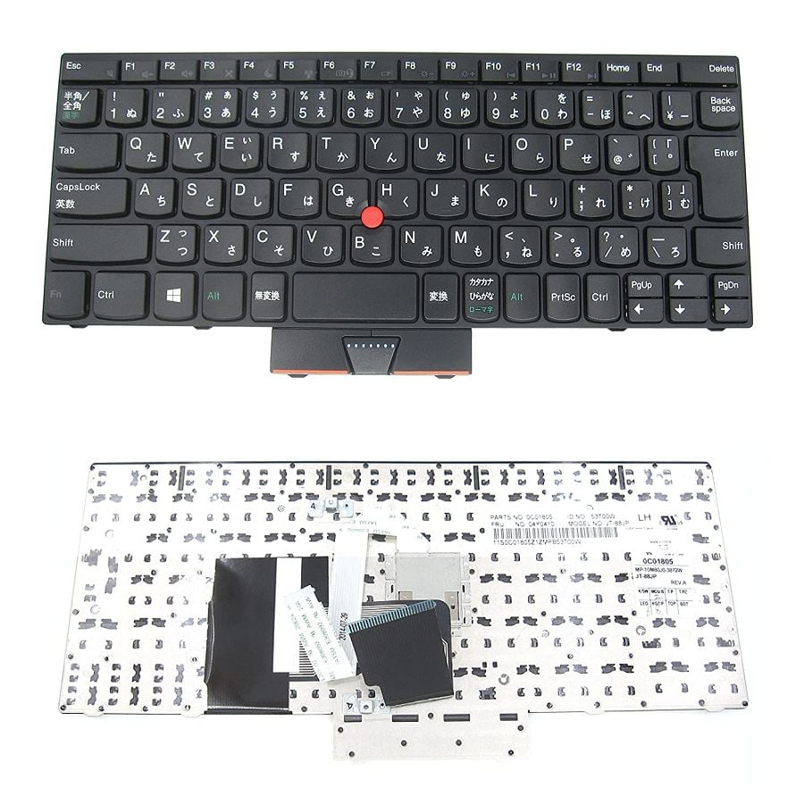 Orijinal Lenovo ThinkPad X130E 0622 JT-88JP Japonca Klavye Tuş Takımı 04Y0410