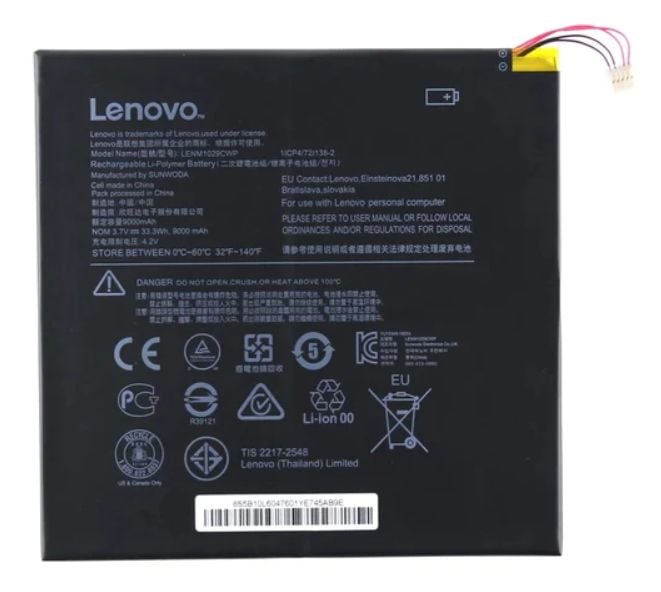 Orijinal Lenovo LENM1029CWP 5B10M62621 5B10L13923 5B10L60476 Tablet Batarya Pil
