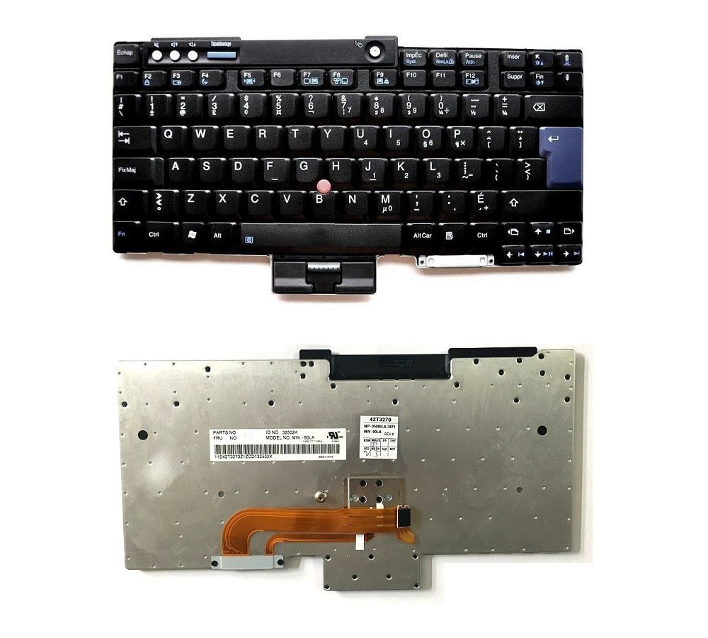 Orijinal Lenovo Thinkpad R60 R60e Fransızca Klavye Tuş Takımı 42T3275