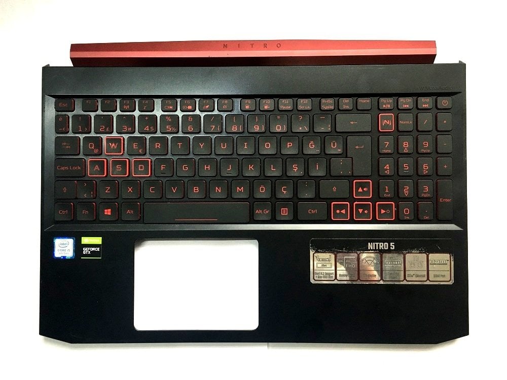 Acer Nitro 5 AN515-43 Gaming Türkçe Klavye Dahil Üst Kasa AP2K1000411