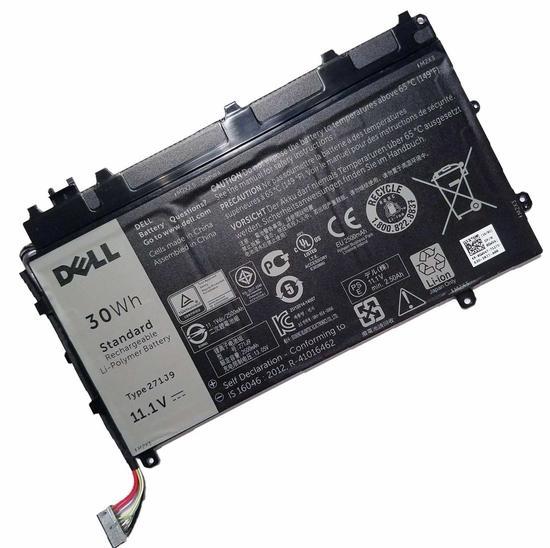 Orijinal Dell Latitude 13-7000, 13-7350, 13-7350 Notebook Laptop Bataryası Pil Type 271J9