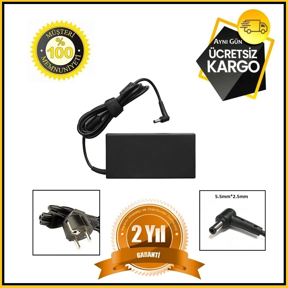 Monster A12-120P1A 19.5V 6.15A 5.5*2.5mm Adaptör Şarj Aleti