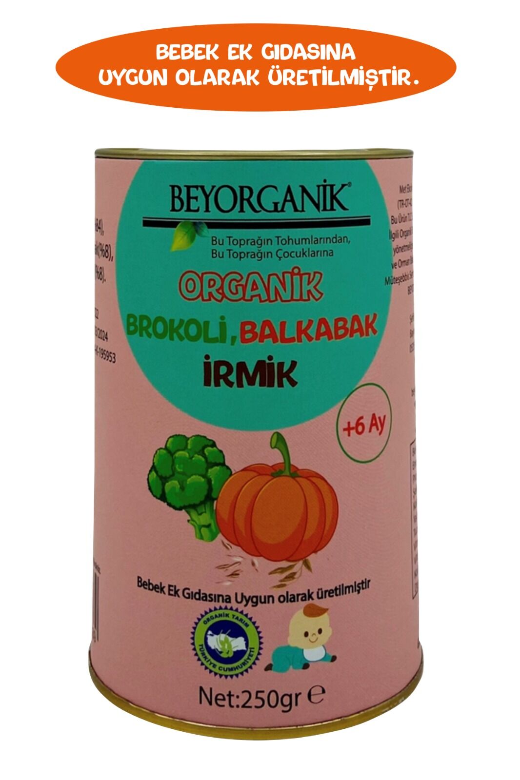 Organik Brokoli Kabak İrmik Karışımı 250g