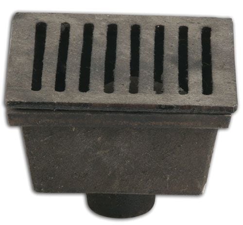 Döküm Yer Sifonu 20x20 Q100 YANDAN