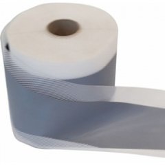 TEKNOMER PVC PAH BANDI 120/70 120/70 mm genişlik elastik termoplastik elas-tomer (TPE) esaslı polyester file taşıyıcılı yapı ve genleşme derzlerinin yalıtımında kullanılan elastik derz yalıtım bandı