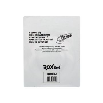 Rox Wood 0027 Ahşap Yontma Diski 85 mm
