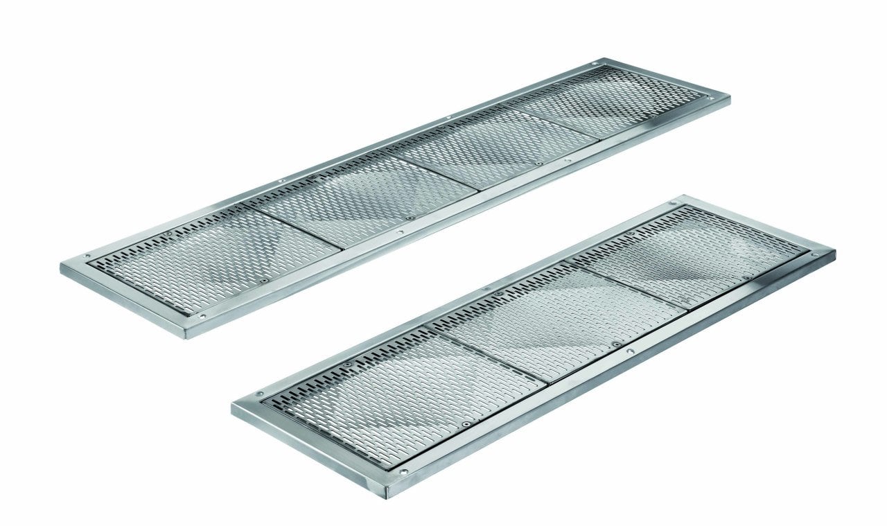 Yüksek Debili Dip Emiş Izgarası 125 m3/h (325 x 1023 mm)