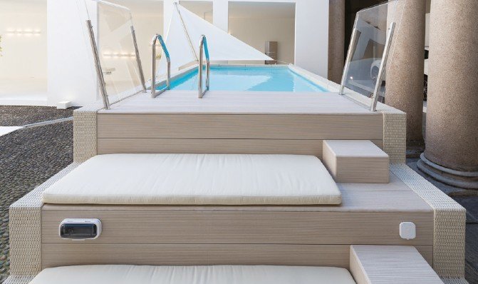 Karşı akıntı yüzme kiti DOLCEVITA YACHT + LTI 4 metre / 5X10 PASLANMAZ ÇELİK GÖVDELİ DOLCEVİTA