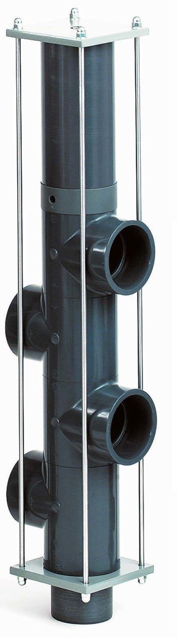 Besgo 5 yollu pnömatik vana DN65 / Ø75 Bağlantılı 270 mm
