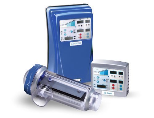 tecno serisi tuz elektroliz cihazı , ph + orp kontrolü ile beraber- 42 gr / h - 160 m³