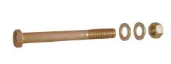 Civata + somun + pul seti M 16 x 160 mm
