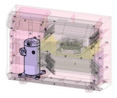 CDP-LINE-4 - 12 kW serpantinli ısıtıcılı Nem alma cihazı