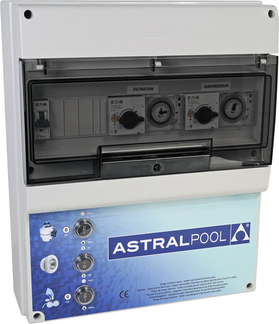 Elektrik kontrol panosu 2 pompa ve 600VA aydınlatma (1,5 hP + 1,5 hP monofaze / 4 - 4,5 - 5,5 hP + 4 - 4,5 - 5,5 hP trifaze)