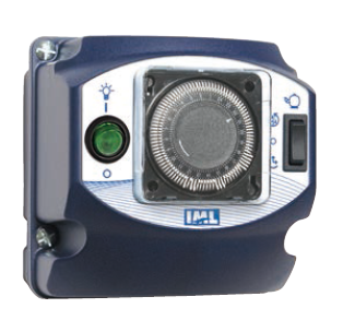 Filtrasyon zamanlayıcılı kontrol paneli + aydınlatma devresi switch\'i (1,2 - 2,5 A) - 0,5 / 0,75 HP trif. 0,25 HP mono