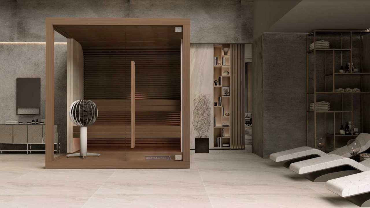 Bella sauna 180 x 180 x 210 cm