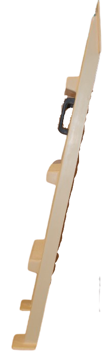 Polyester Makine Dairesi İniş Merdiveni 3 Basamaklı (130 cm)