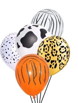 Safari Baskılı Karışık Balon(100Adet)