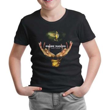 Imagine Dragons - Smoke Mirrors Siyah Çocuk tişört