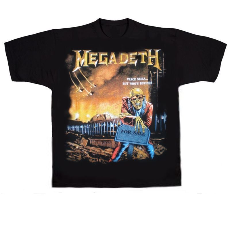 Megadeth Tshirt-PEACE SELLS XL
