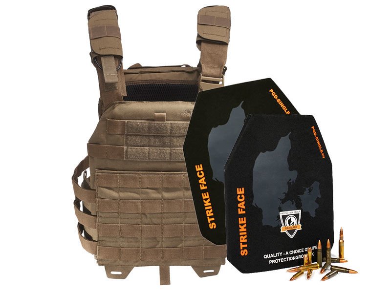 PGD koruma plakası SET Coyote Brown Balistik Plaka (Kurşun Geçirmez)Seviye 4