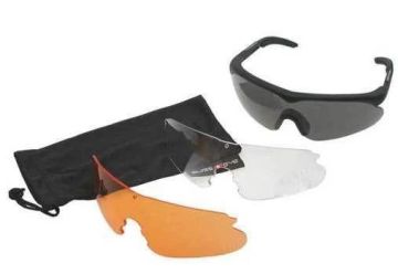 Swiss Eye Raptor 10161 Max Pro Set Balistik Siyah Gözlük Alana Gözlük ipi Hediye!