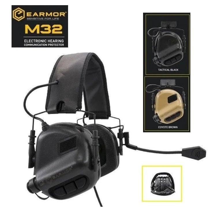 Opsmen Earmor Mikrofonlu Aktif Koruma Atış Kulaklığı M32 Mod4