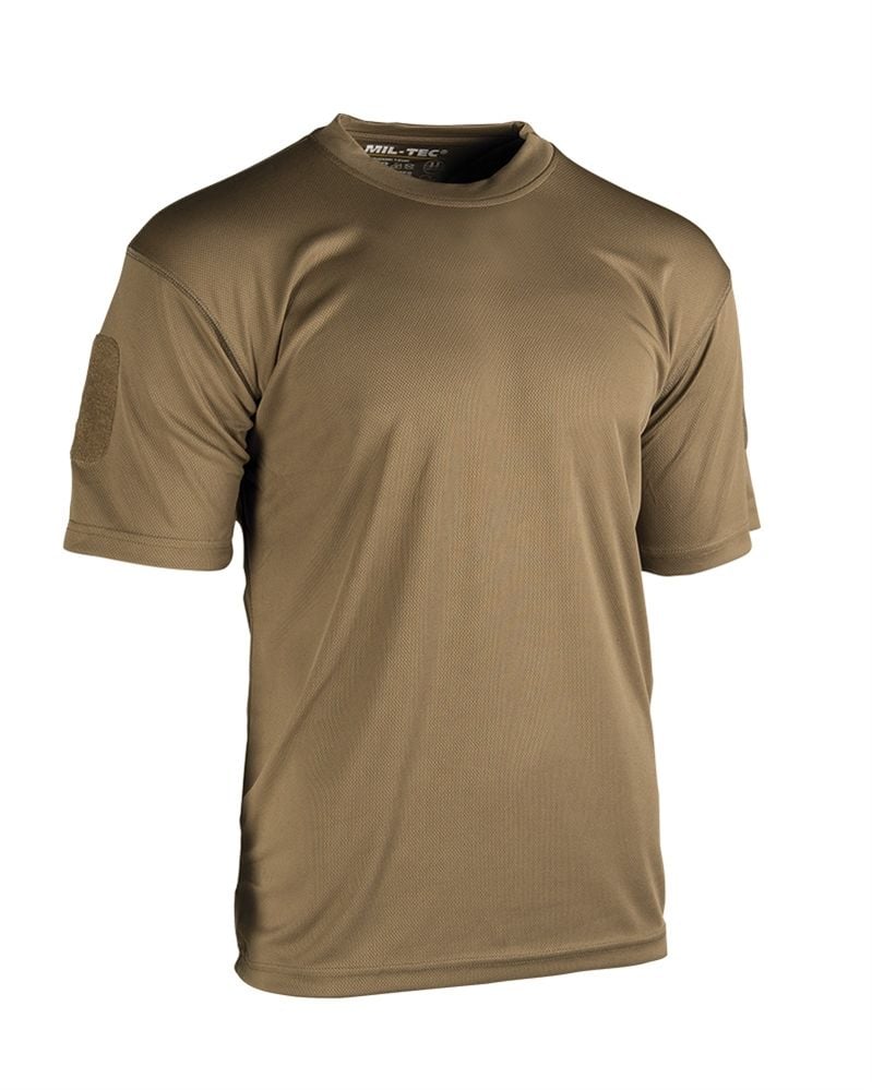 Mil-tec Quickdry Bisiklet Yaka Tactical T-Shirt Kum 11081019
