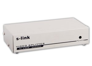 S-Link SL-2508 8 VGA 250Mhz Monitör Splitter