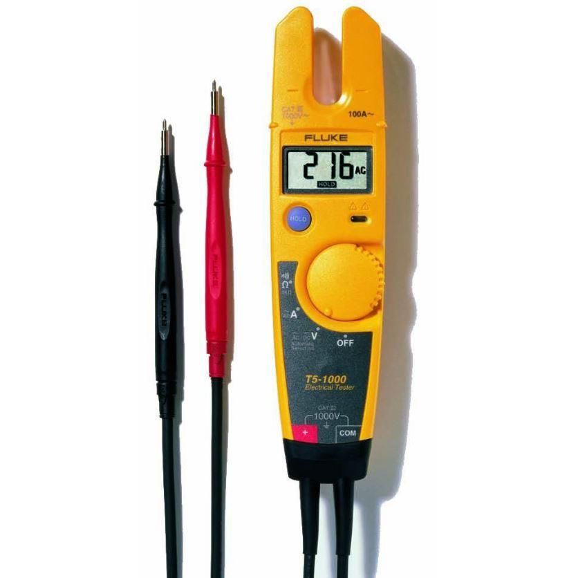 Fluke T5-1000 EUR1 Voltaj Süreklilik ve Akım Test Cihazı Ac/Dc 1000v