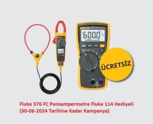 Fluke 376 FC Pensampermetre Fluke 114 Hediyeli(30-06-2024 Tarihine Kadar Kampanya)
