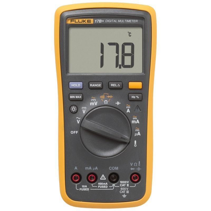 Fluke 17B+ Erta Digital Multimetre Ac/Dc 1000v 10a