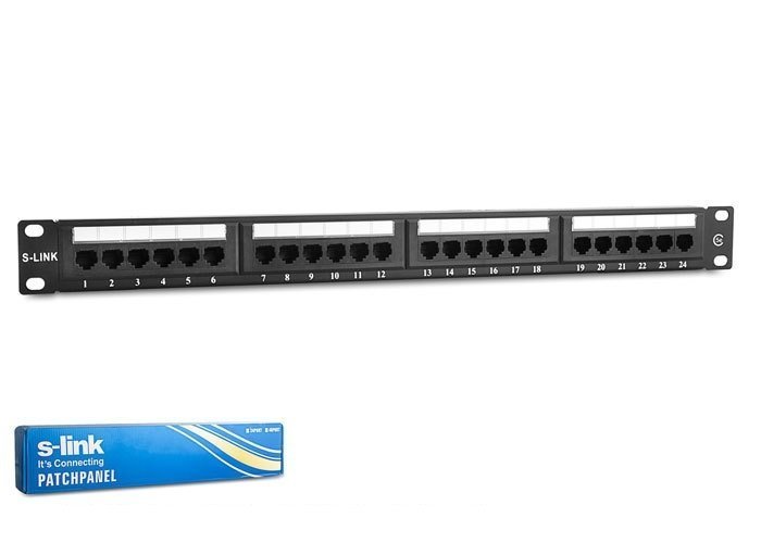 S-Link SL-PC24 24 Port UTP CAT5E Patch Panel