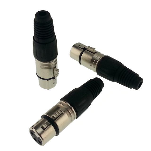 Canon 3 Pin Dişi Kablo Tip XLR Konnektör