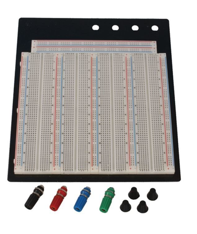 4 LÜ Büyük Boy Breadboard 3220 Delik Beyaz Born Klemensli ( 2,54 Header Uyumlu )