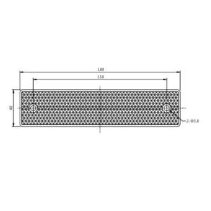 Lanbao TDT-10 180x40 mm Dikdörtgen Reflektör