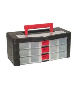 Hipaş Plastik 3 Katlı 16 Bölme Organizer Kutu 903 190 x 390 x 170 mm