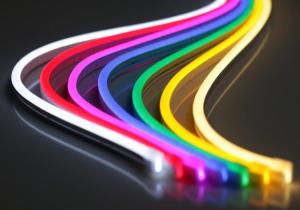 Neon Şerit Led Sarı 12V Dc 6 mm 10w/m Ip65 570-590nm (5 Metre Makara Fiyatıdır)