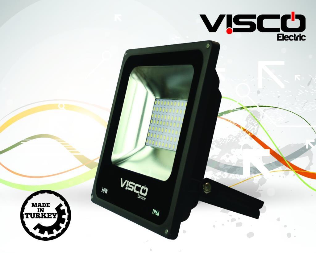 Led Projektör Beyaz SMD Visco 220V/50W IP66