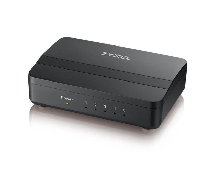 Zyxel GS105S v2 5-Port 10/100/1000Mbps Tak-Kullan Port-Önceliklendirme Destekli Gigabit Switch