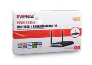 Everest EWN-513N2 Ethernet 4 Port 300Mbps Çift Antenli Kablosuz Router