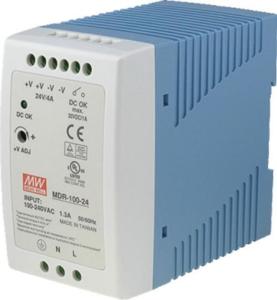 MEANWELL MDR-100-24 100W 24V  4 AMP  RAY TİPİ