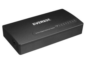 Everest ESW-808 8 Port 1000Mbps Gigabit Ethernet Switch Hub