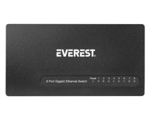 Everest ESW-808 8 Port 1000Mbps Gigabit Ethernet Switch Hub
