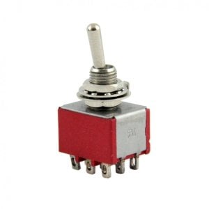 SWITCH TOGGLE MTS-302  ON ~ ON  9 Pin IC-148A