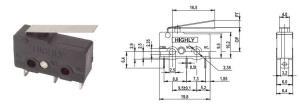 HIGHLY SWİTCH (SS0502P) 10x20mm 18mm  PCB Tip İĞNE BACAK PALETLİ  ( KALİTELİ )