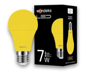 LED AMPUL E27 220V 7W 350LM  SARI - AMBER  WONDEKS