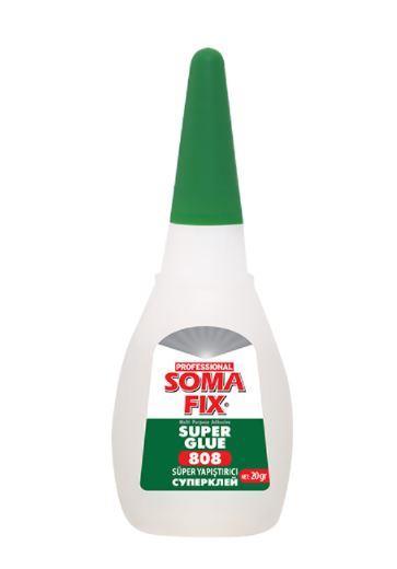 Somafix Süper Yapıştırıcı 808 20gr Hızlı Yapıştırır