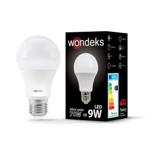 LED AMPUL E27 220V BEYAZ 9W 6500K WONDEKS HERO